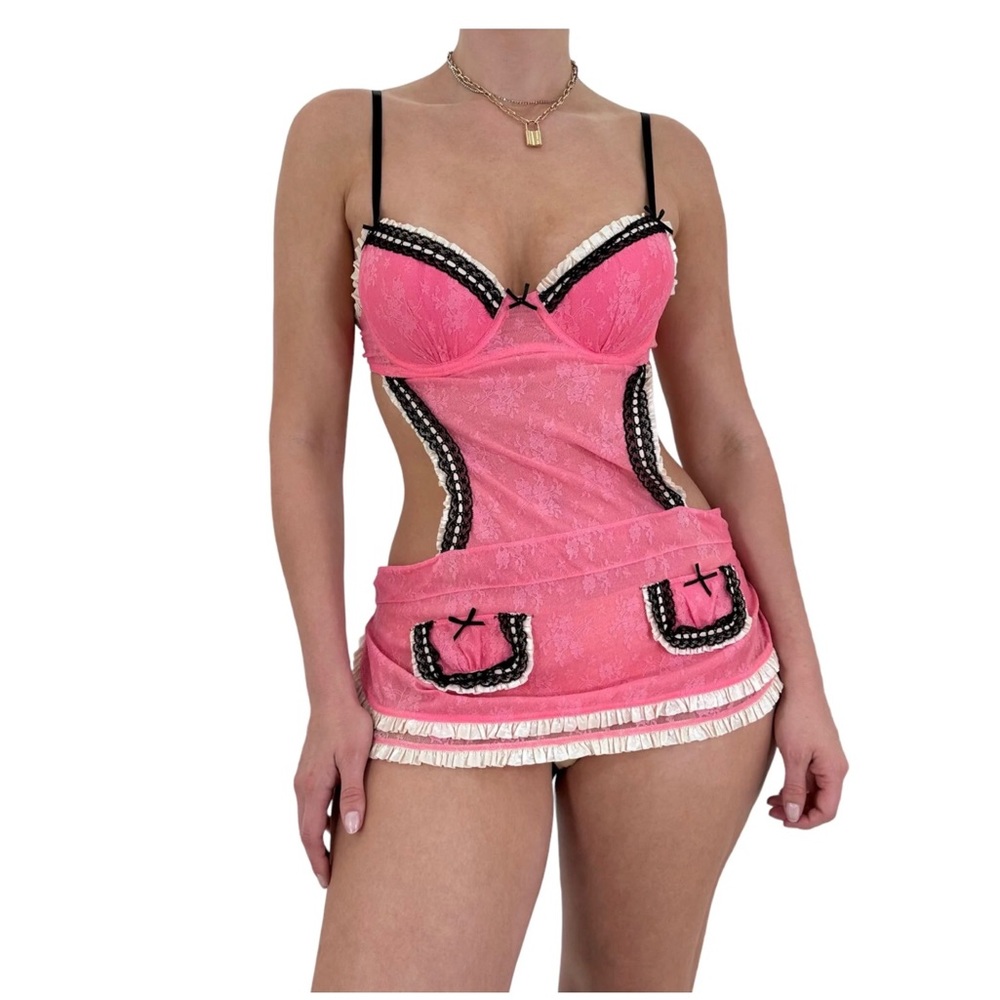 Rare Victoria’s Secret Sexy Little Things Maid Apron Size:34B
